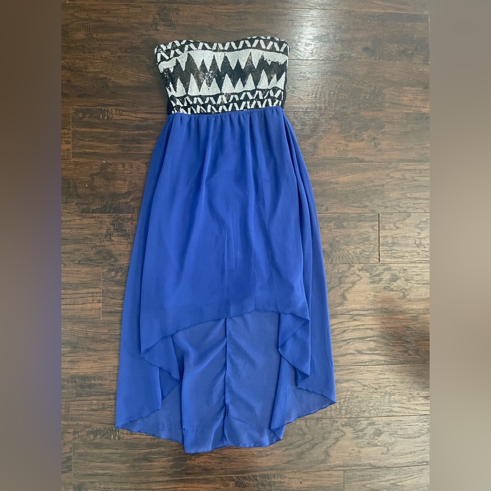 Blue Dress (Casual or Dress Up- Size Medium)